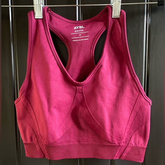 AYBL Sports Bra | Maroon | Medium - Picture 1 of 5